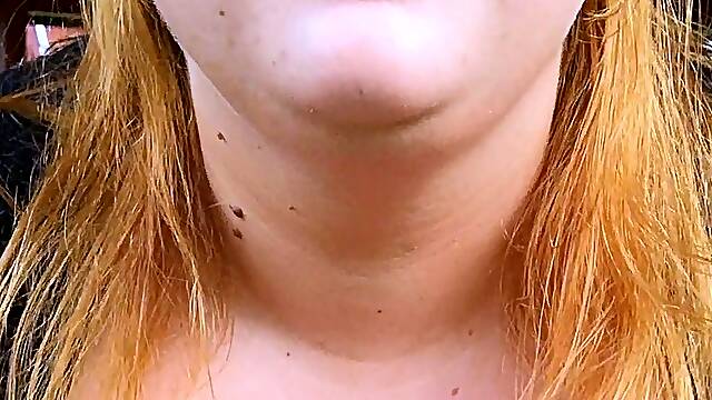 Great Big Boobs On Masturbating Redhead
