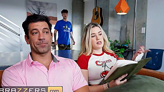 BRAZZERS - Horny Ashley Alexander Cant Resist Cheating On Her Boyfriend With His Experienced Dad: Porn