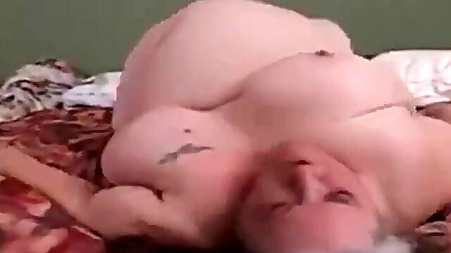 Fat huge ass granny anally fucked