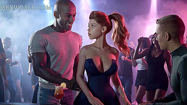 Cuckolds Story Just one Dance Babe My Slutty WIFE in the Nightclub with BBC (PT.1) 3D