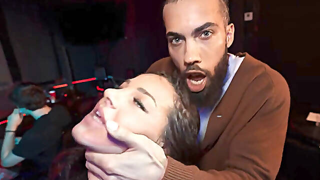 Banging in the club for Evelin Stone and James Angel