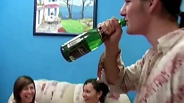 Russian Students - Wild hotties love partying two