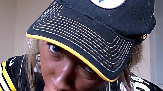Celebrating our win over the NY Jets , Go Steelers