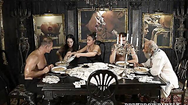 PERVERSE FAMILY - Small Maid Fed and Drilled