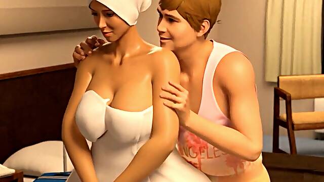 Married duo ravage on a romantic getaway