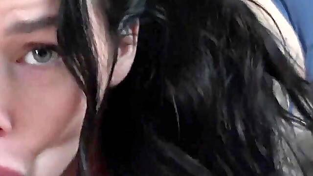 Kendall Black Is Swallowing Logan's Shaft