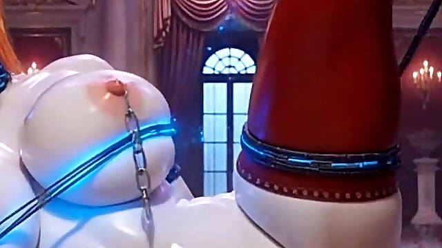 3D Hentai Cowgirl Doll - Smart Ropes Control & Float Ahegao