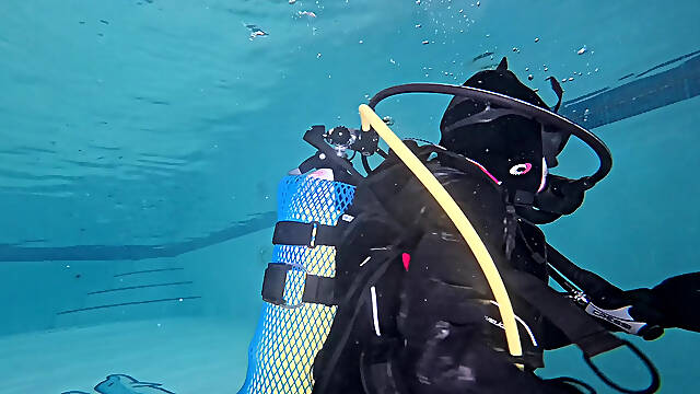 Underwater Domination in Full Scuba Gear