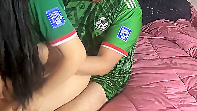 I Fill My Face with Cum After the Match